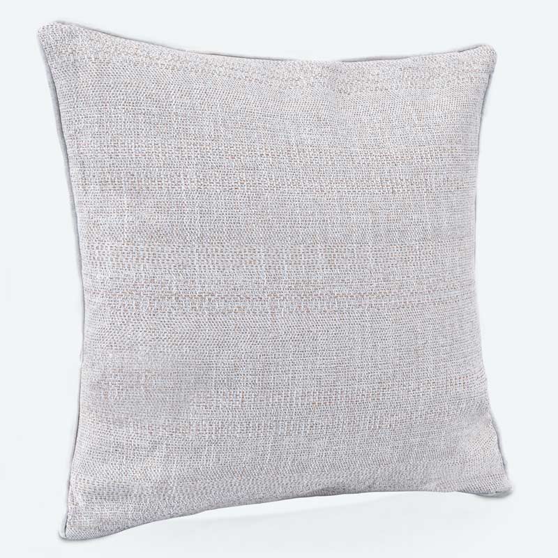 Coussin effet jacquard 'Maiken' couleur écru