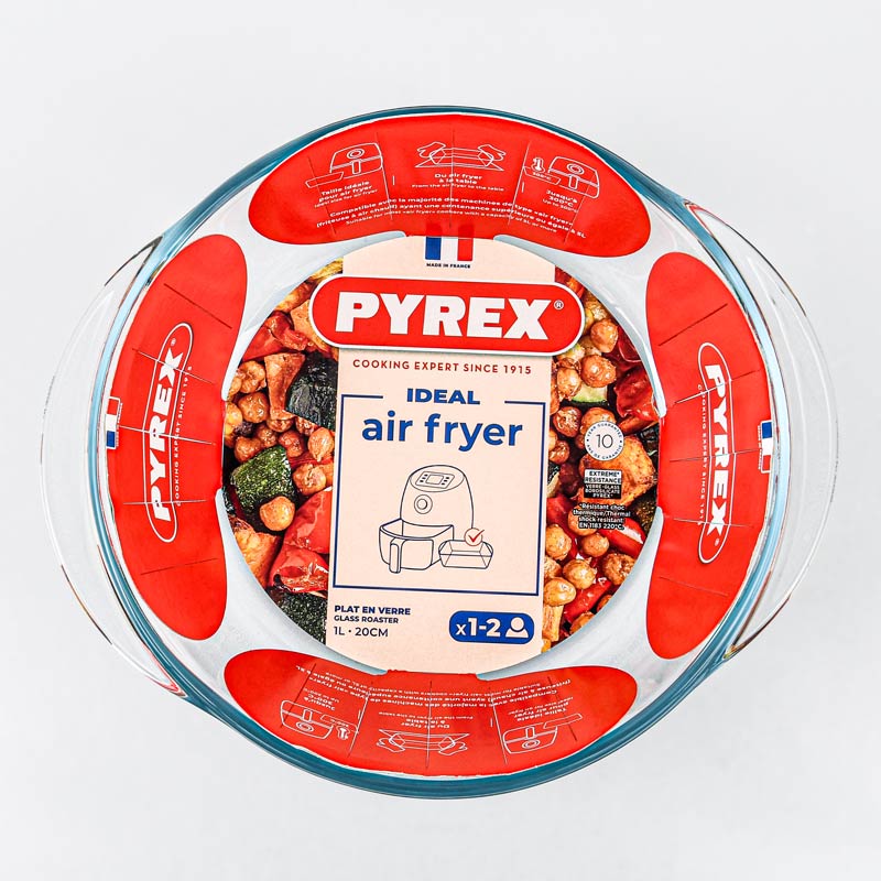 Petit plat rond pour airfryer Pyrex