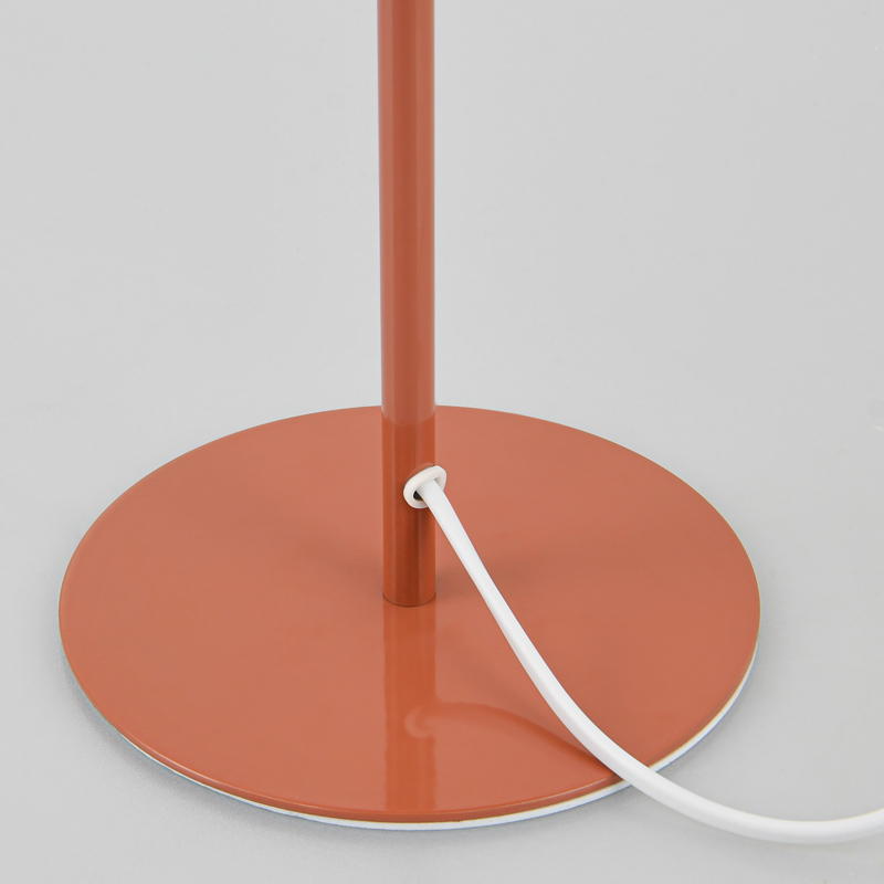 Lampe à poser 'Liam' en métal terracotta
