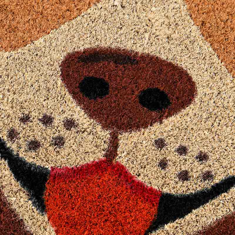 Tapis coco motif chien 'Jango'