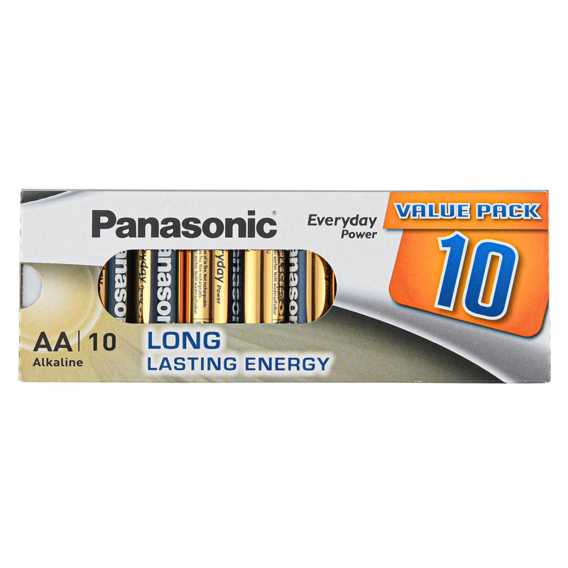 Lot de 10 piles Panasonic 
