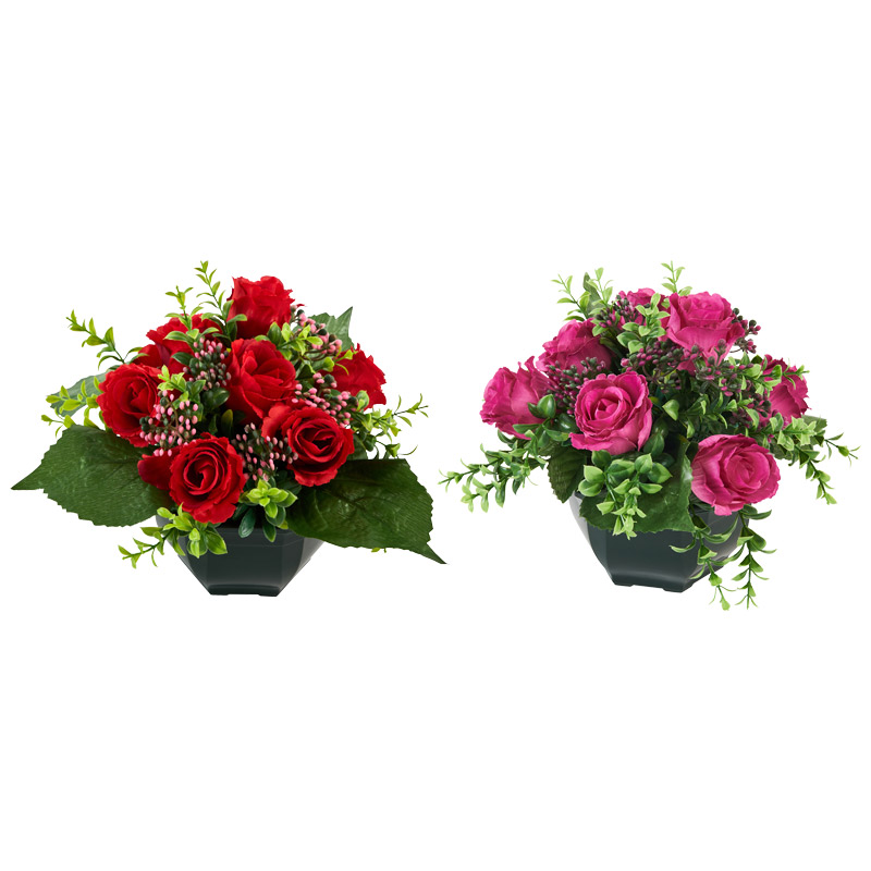 Composition de boutons de roses 
