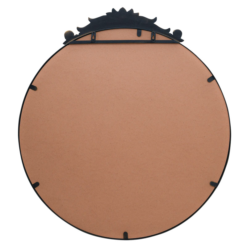 Miroir rond doré 'Oryan'
