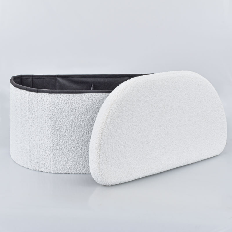 Coffre de rangement 'Teddy' blanc
