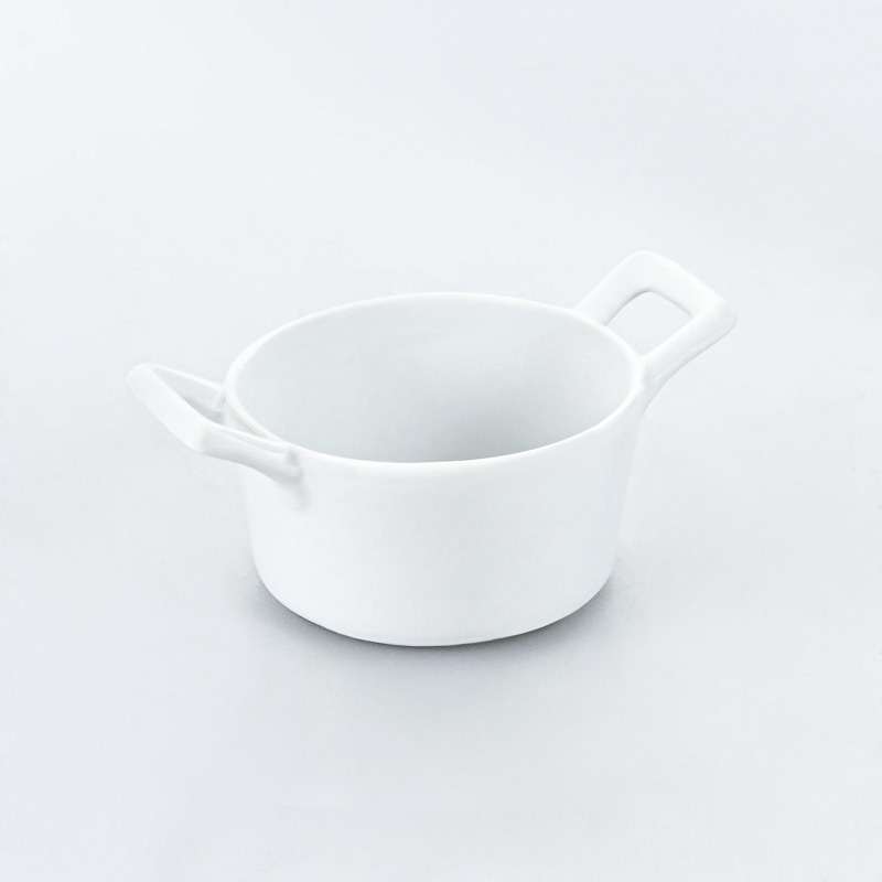 Mini plat à gratin blanc