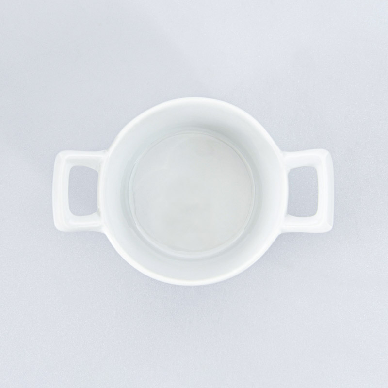 Mini plat à gratin blanc