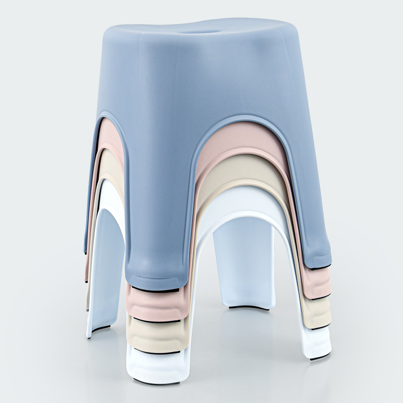 Tabouret polyvalent blanc
