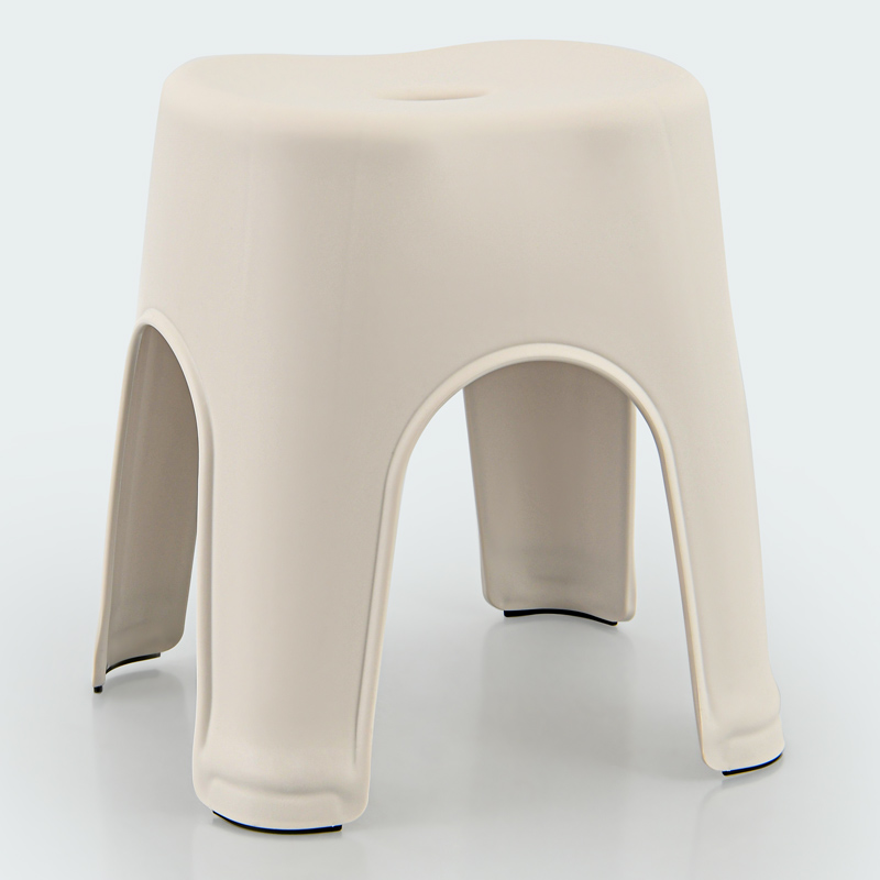 Tabouret polyvalent beige