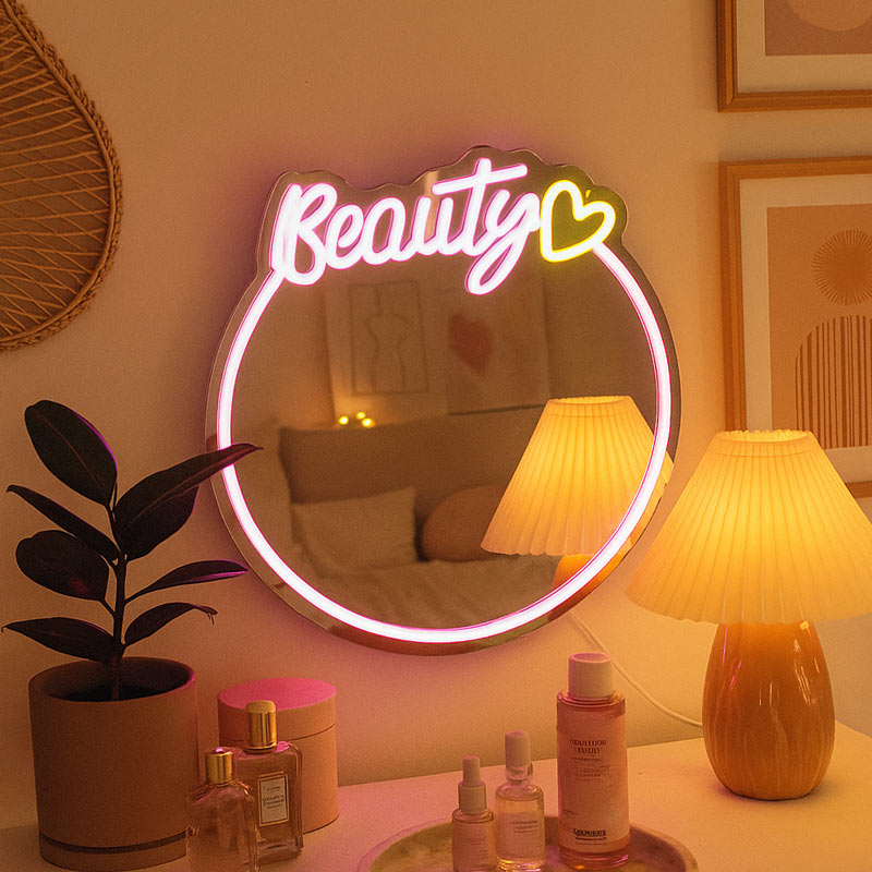 Décoration murale néon 'Beauty'
