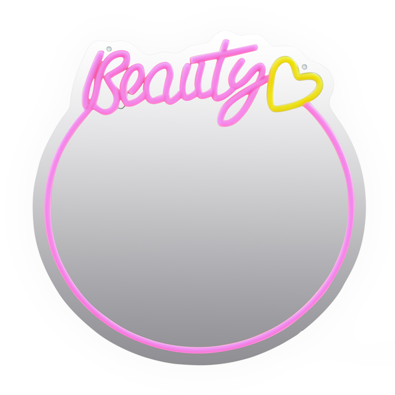 Décoration murale néon 'Beauty'