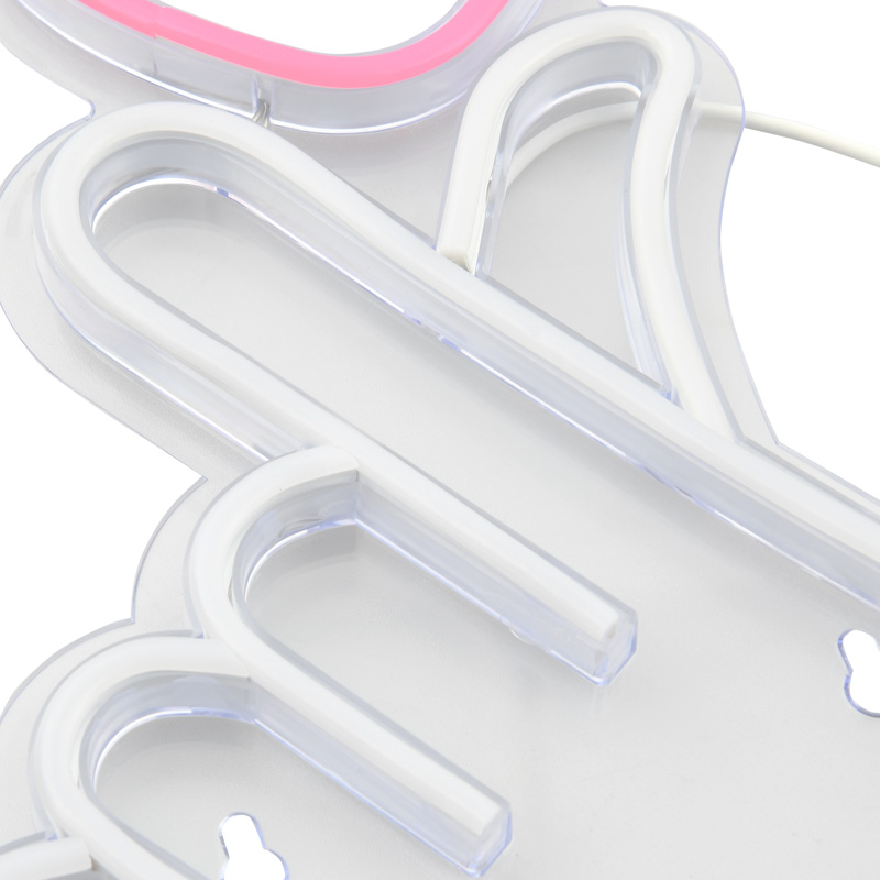 Décoration murale néon 'Claquement de doigt'