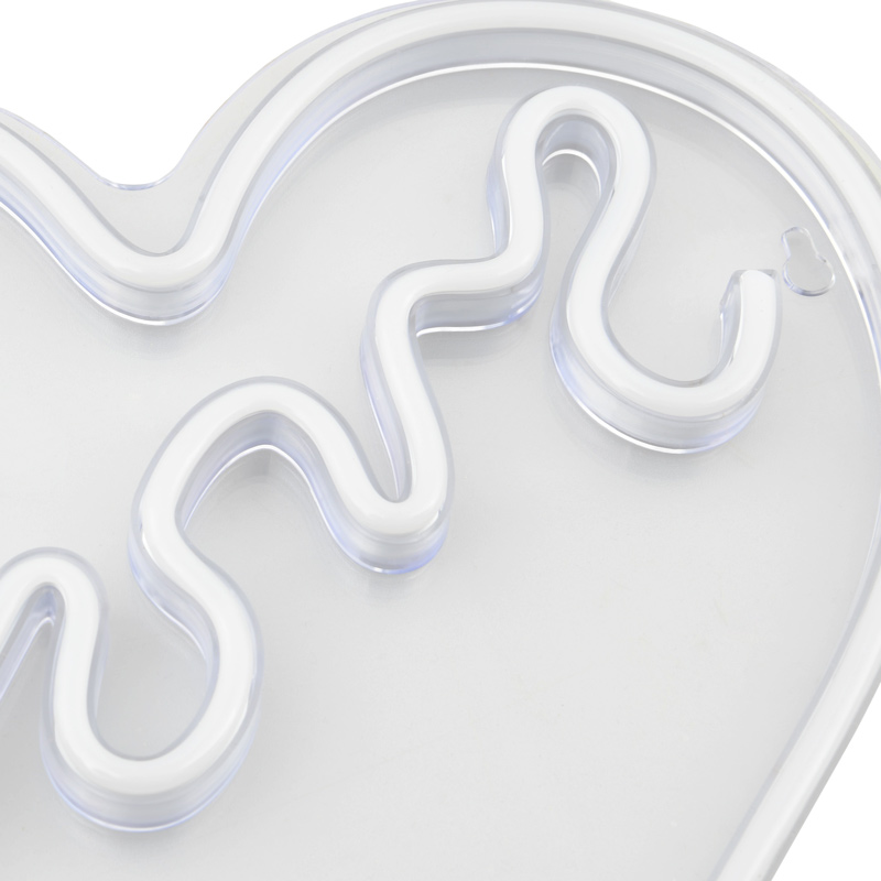 Décoration murale néon 'Coeur love'