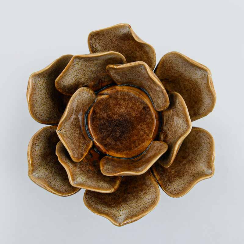 Fleur en céramique à poser