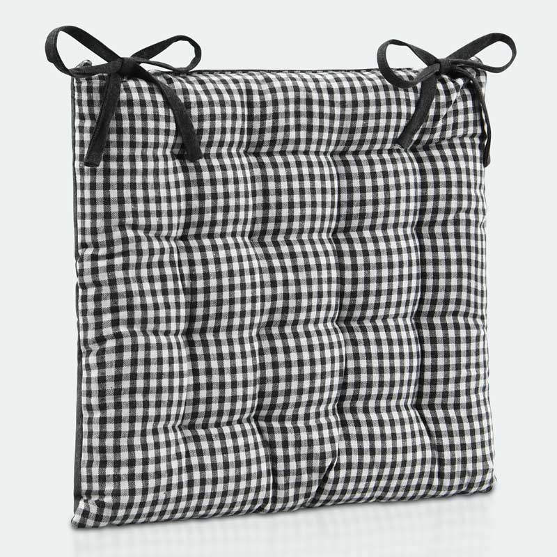 Dessus de chaise 'Brigitte' anthracite 