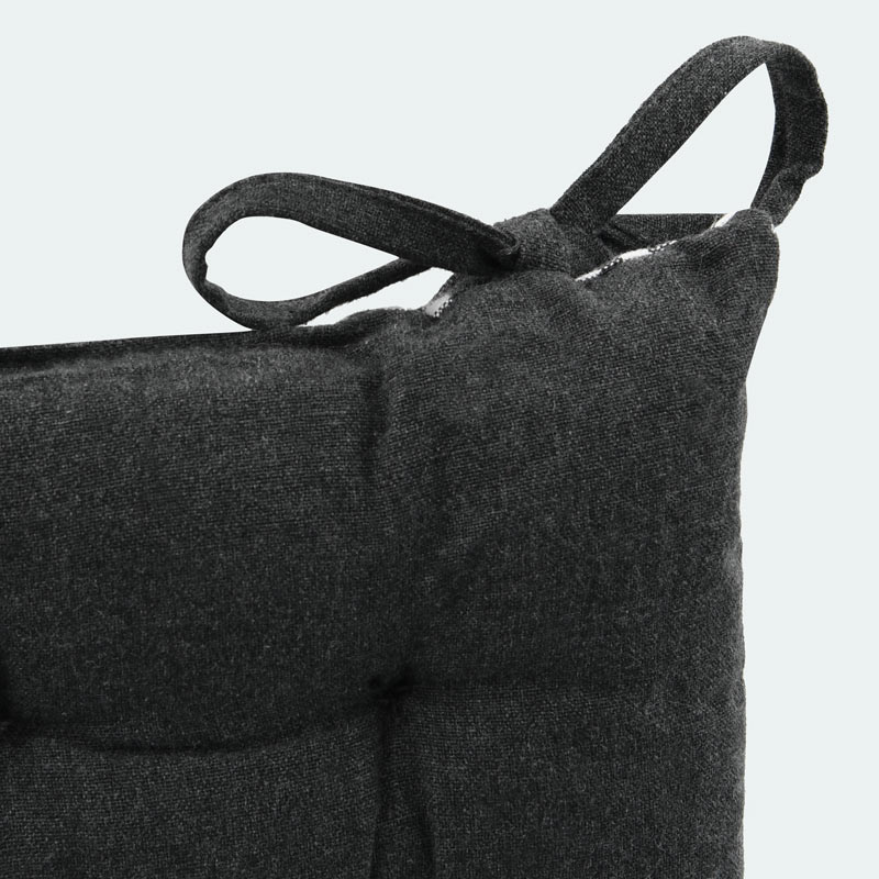 Dessus de chaise 'Brigitte' anthracite 