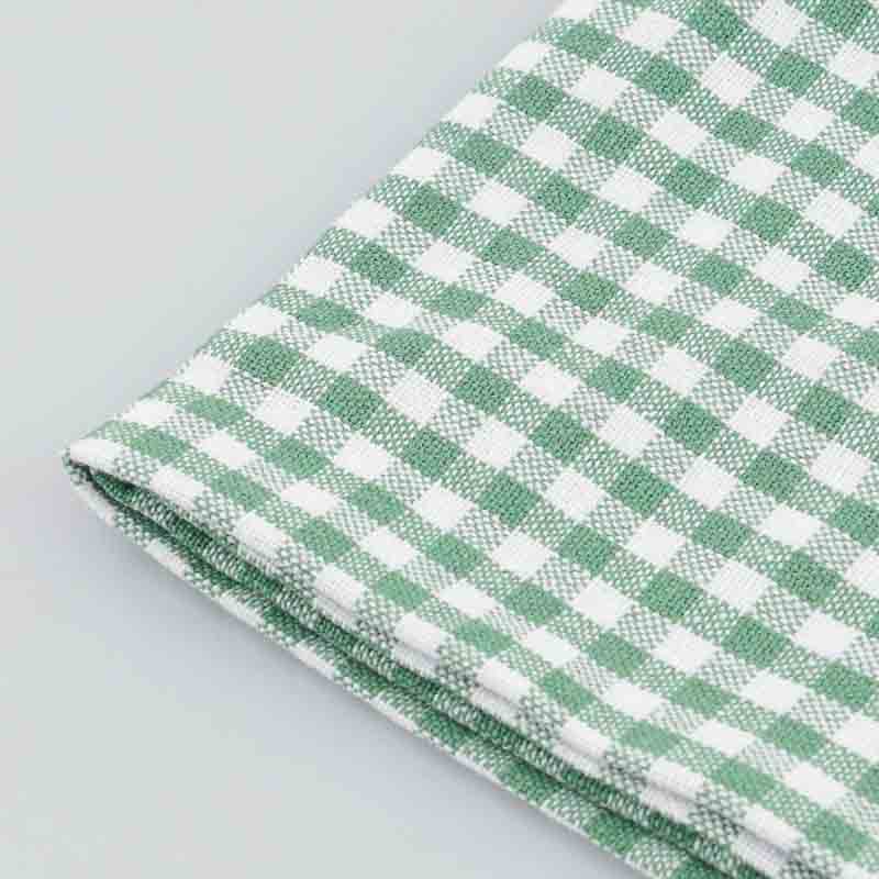 Lot de 2 serviettes de table 'Brigitte' vert