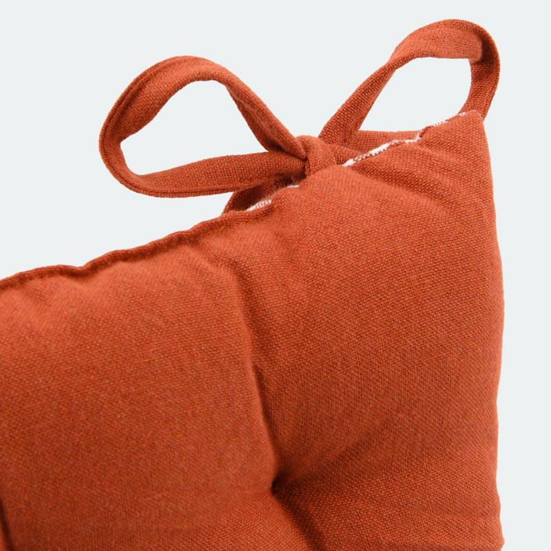 Dessus de chaise 'Brigitte' terracotta