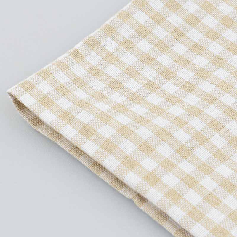 Lot de 2 serviettes de table 'Brigitte' beige