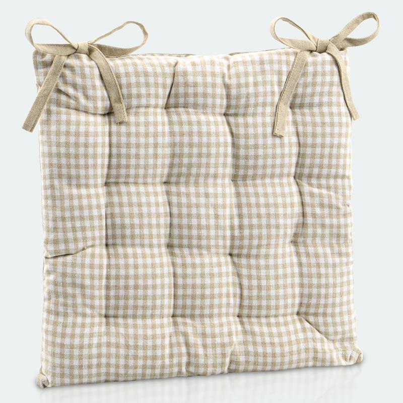 Dessus de chaise 'Brigitte' beige