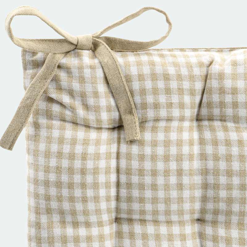 Dessus de chaise 'Brigitte' beige