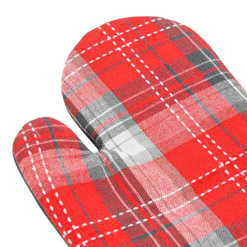 Gant de cuisine 'Scotty' rouge et gris 