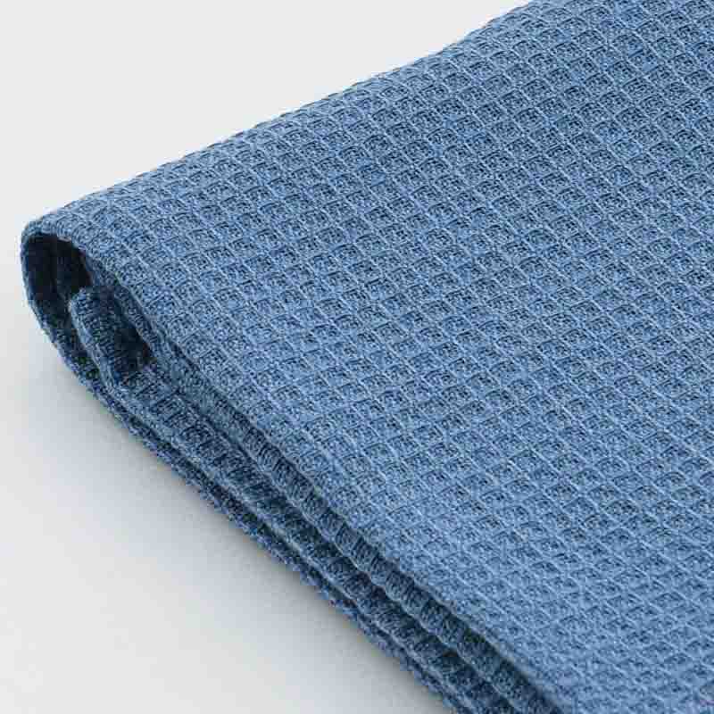 Lot de 3 torchons 'Brigitte' bleu foncé