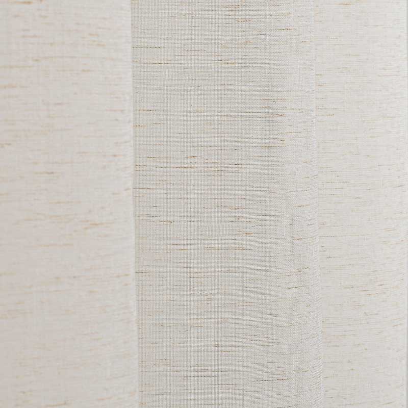 Voilage chiné effet lin 'Anne' beige