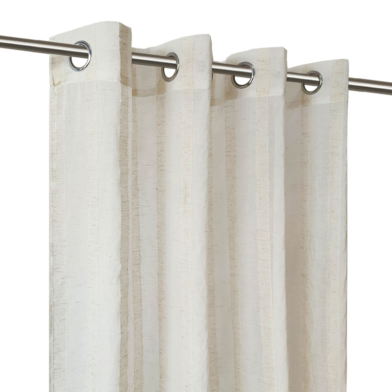 Voilage imitation lin 'Nastia' beige