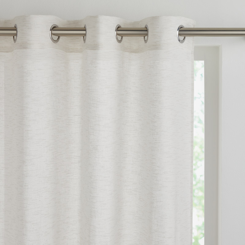 Voilage imitation lin 'Alba' beige
