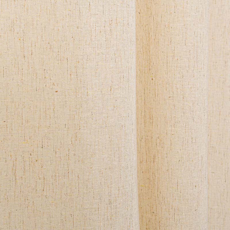 Voilage étamine effet lin chiné 'Timo' écru