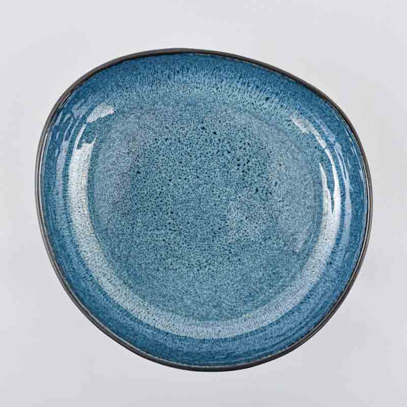 Assiette multiusage réactive 'Emy' bleu