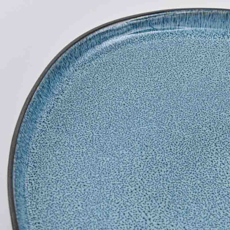 Assiette à dessert réactive 'Emy' bleu