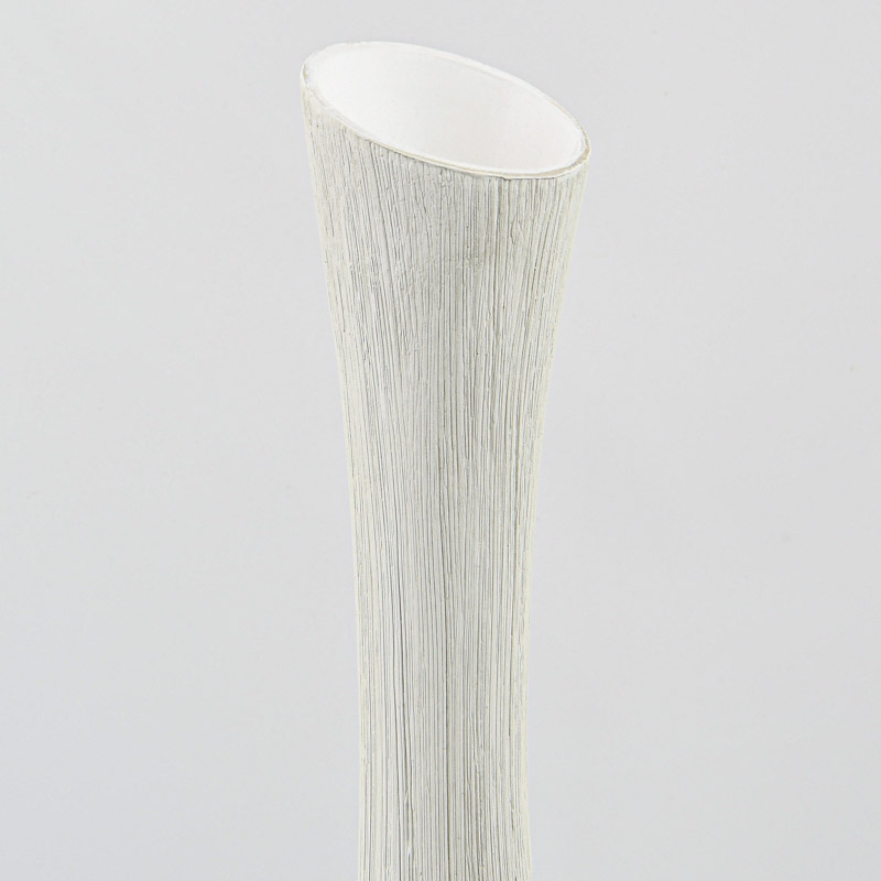 Vase texturé 'Ondine' blanc 