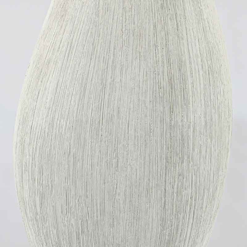 Vase texturé 'Ondine' blanc 