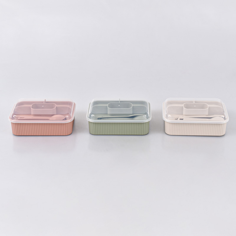 Lunch box compartimentée avec couverts 