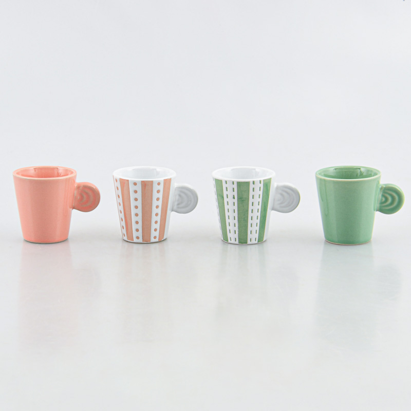 Coffret de 4 tasses espresso 'Dolce Tavola'
