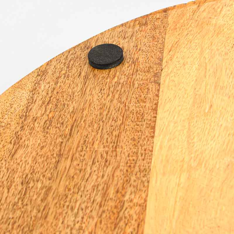 Plat de présentation rond en manguier