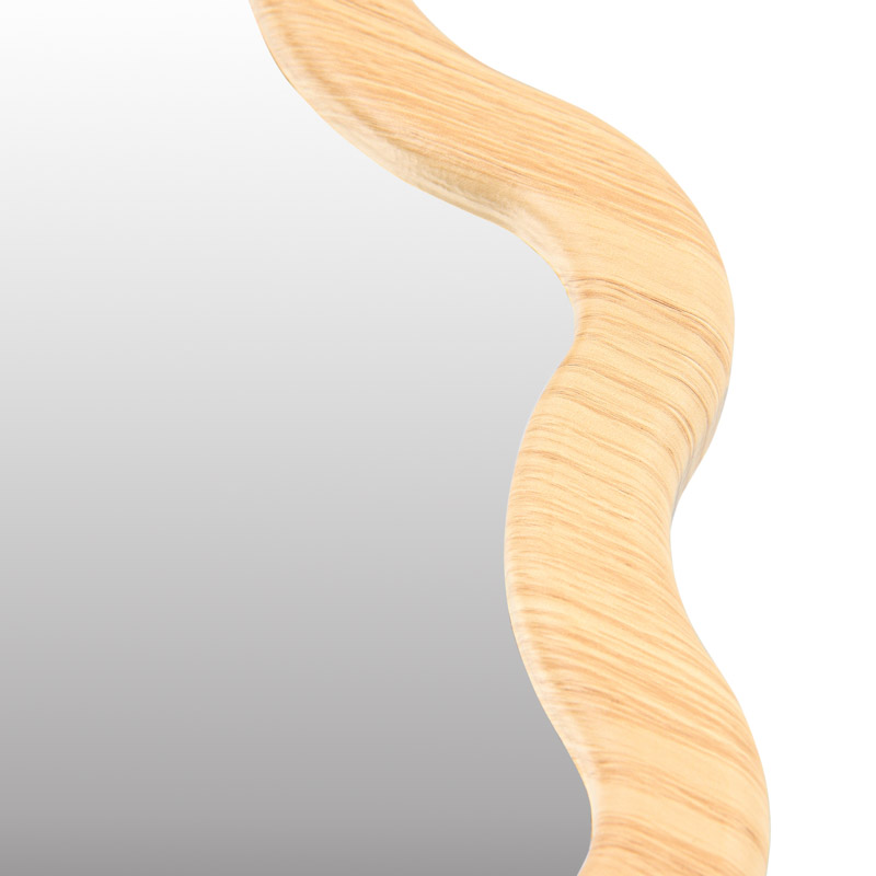 Miroir wavy rond 
