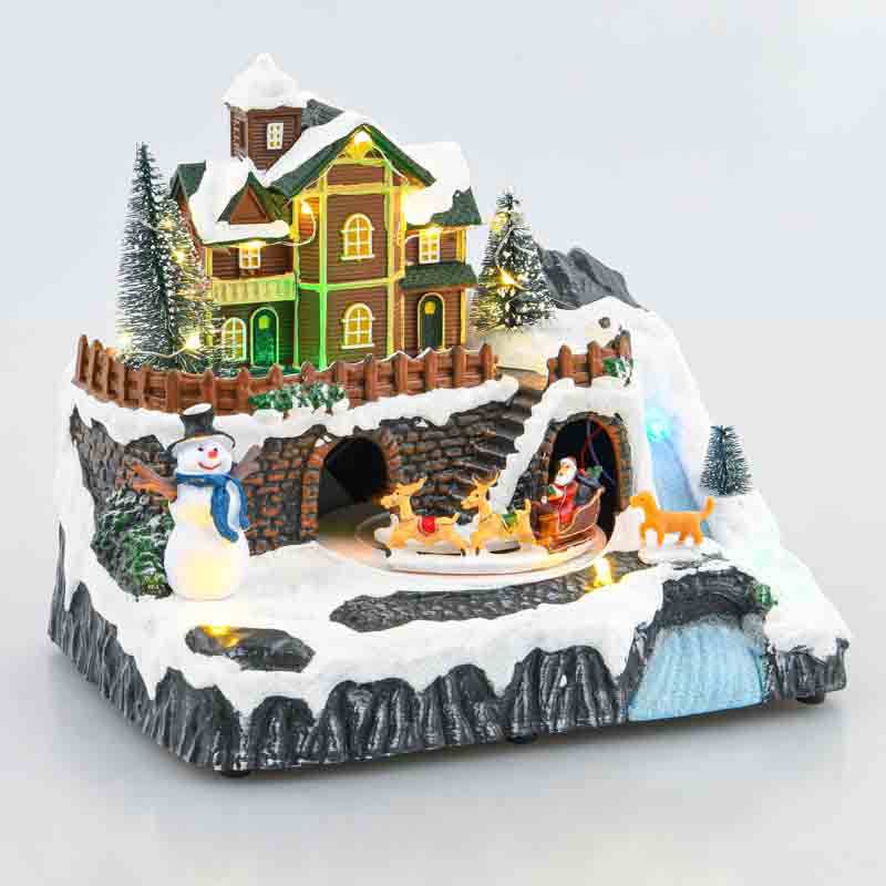 Scénette animée 'Traineau du Père-Noël' 