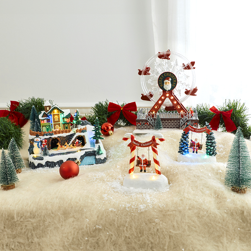 Scénette animée 'Traineau du Père-Noël' 