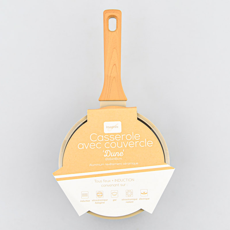 Casserole avec couvercle 'Dune'