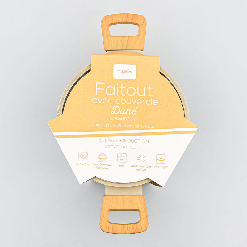 Faitout 'Dune' beige