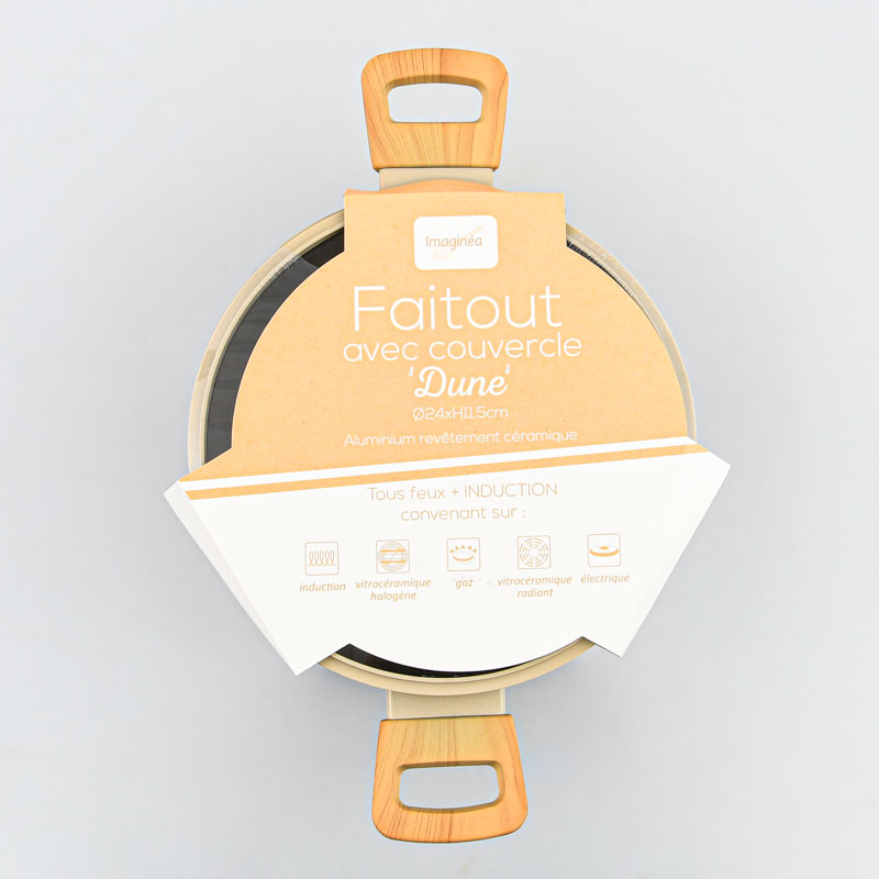 Faitout 'Dune' beige