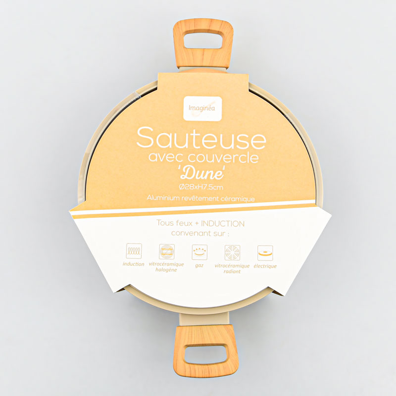 Sauteuse 'Dune' beige