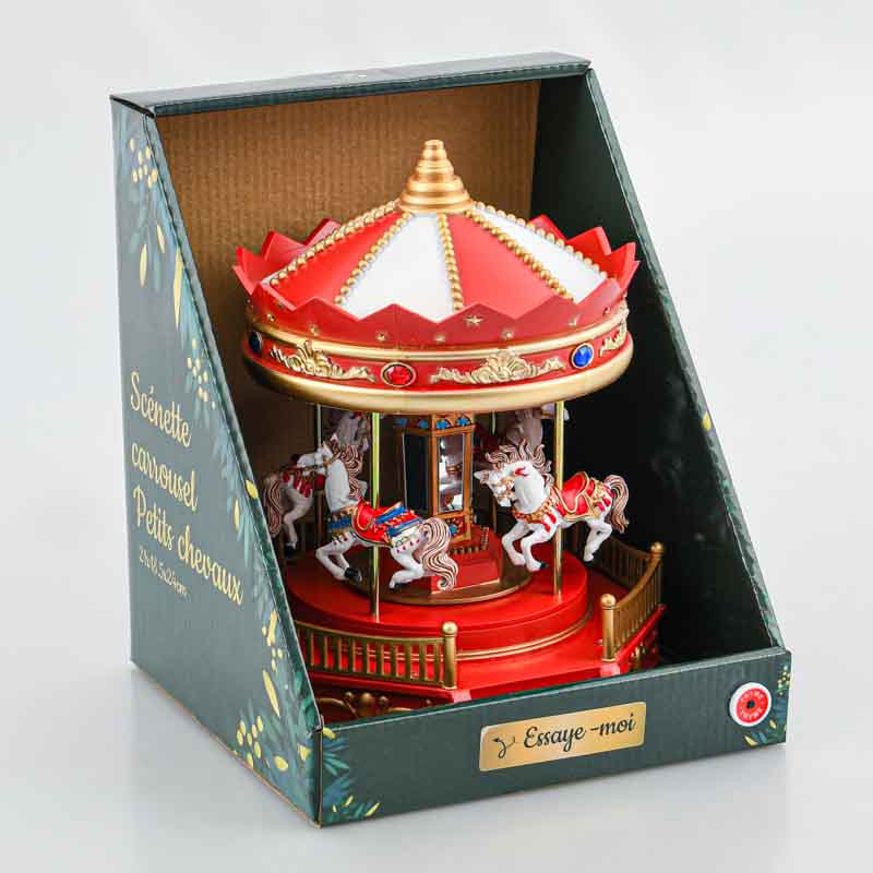 Scénette carrousel 'Petit Chevaux' 