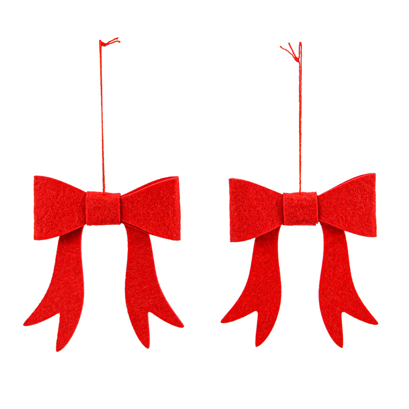 2 noeuds à suspendre rouge