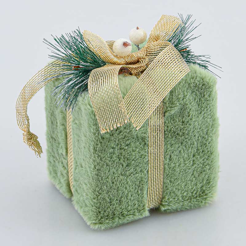 Cadeau décoratif vert à poser