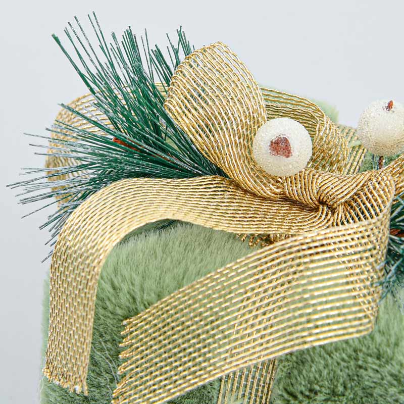 Cadeau décoratif vert à poser