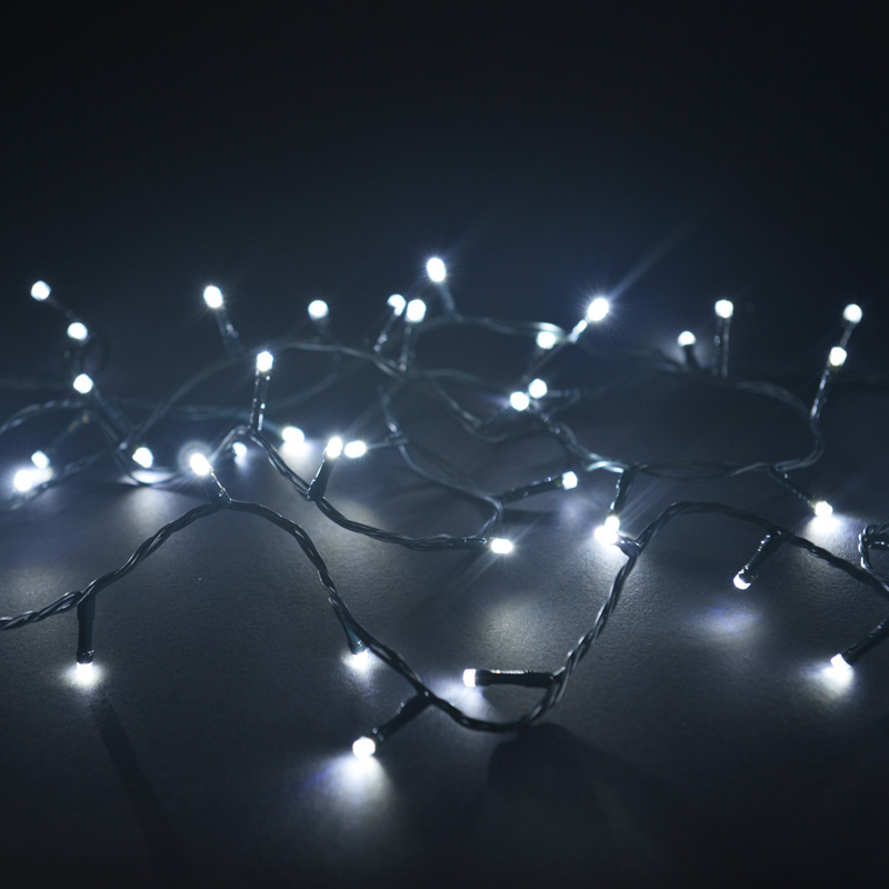 Guirlande 300 micro LED blanc froid