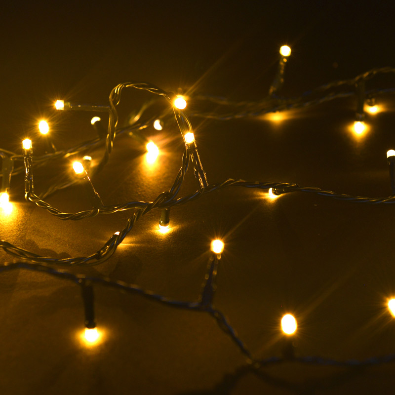 Guirlande 300 LED blanc flamme